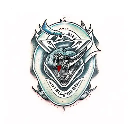 Ark specimen implant  tattoo design idea