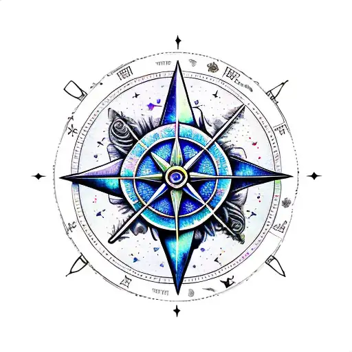 Taurus bill flowers birds stars zodiac swords dinosaurs compasses tattoo design idea