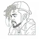 love yourz j cole tattoo design idea