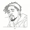 love yourz j cole tattoo design idea