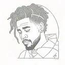 love yourz j cole tattoo design idea
