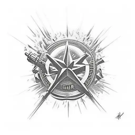 military delivering explosives for the war in ukraine tattoo design idea