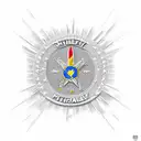 military delivering a patriot missle to ukraine tattoo design idea