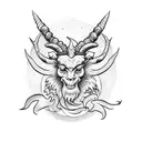 baphomet tattoo design idea