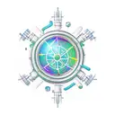 reactor arc  tattoo design idea