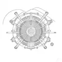 reactor arc  tattoo design idea