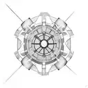 reactor arc  tattoo design idea