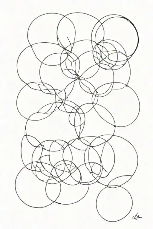 Dison concentric rinds tattoo design idea