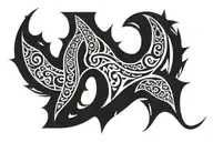 Rib tattoo design idea