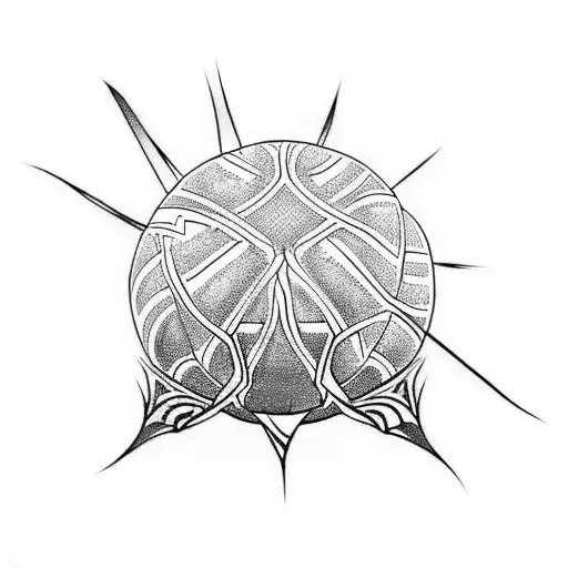 Black mamba and baketball tattoo  tattoo design idea