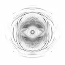 An abstract representation of the ocean waves merging with the sound waves of Pink Floyd's music, symbolizing the client's passion for both tattoo design idea