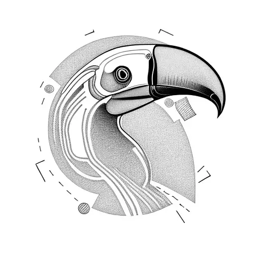 toucan tattoo design idea