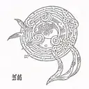 Korean   tattoo design idea