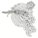 Korean   tattoo design idea