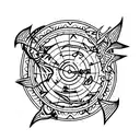 Zodiac dragon leo tattoo design idea