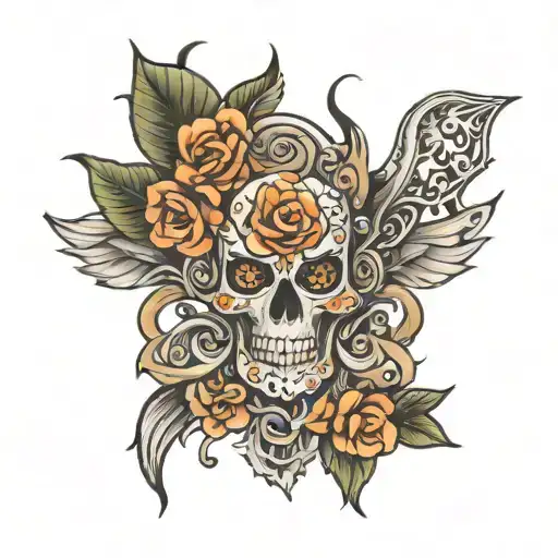 555 tattoo design idea