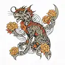 555 tattoo design idea