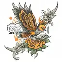 555 tattoo design idea