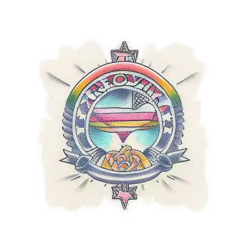 recovery ribbon tatto tattoo design idea