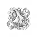 recovery ribbon tattoo design idea