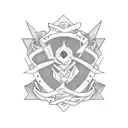 recovery ribbon tattoo design idea