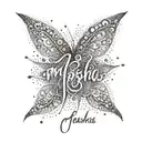 Manisha name tattoo design idea