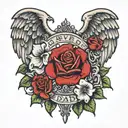 memorial tattoo for dad tattoo design idea