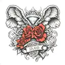 memorial tattoo for dad tattoo design idea