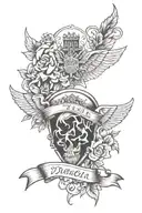 memorial tattoo for dad tattoo design idea