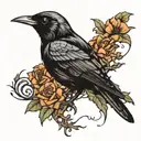 blackbird tattoo design idea