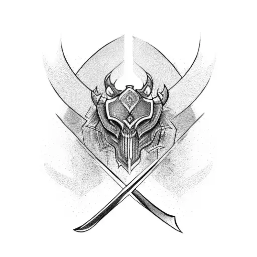 Sword tattoo design idea