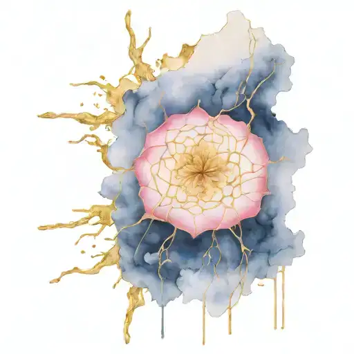 Kintsugi tattoo tattoo design idea