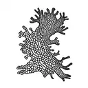 scuba diver corals  tattoo design idea