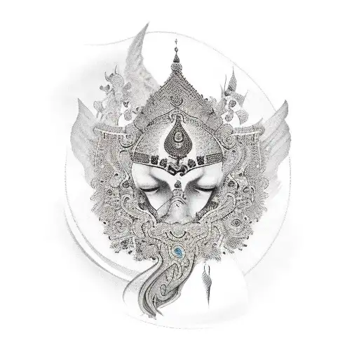 almighty empire of persia tattoo design idea