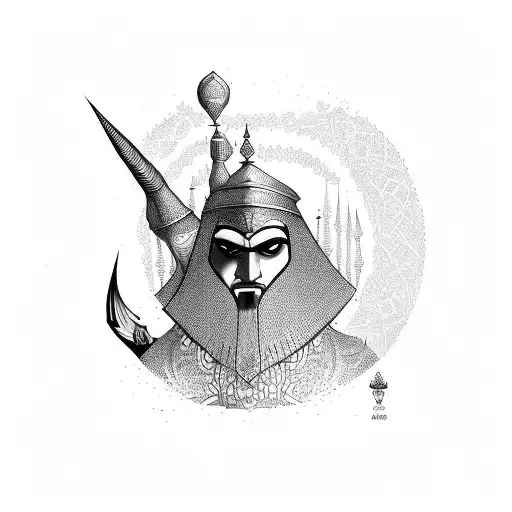 almighty empire of persia tattoo design idea