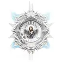 angel protector  tattoo design idea