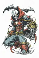 Spawn tattoo design idea