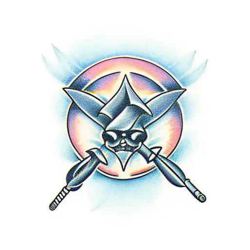 Trident  tattoo design idea