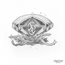 sleep token chest tattoo inspired by the song alkaline  tattoo design idea