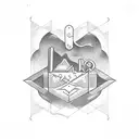 sleep token chest tattoo inspired by the song alkaline  tattoo design idea