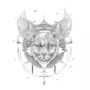 powerlifter tattoo design idea