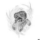 bracelete maori tattoo design idea