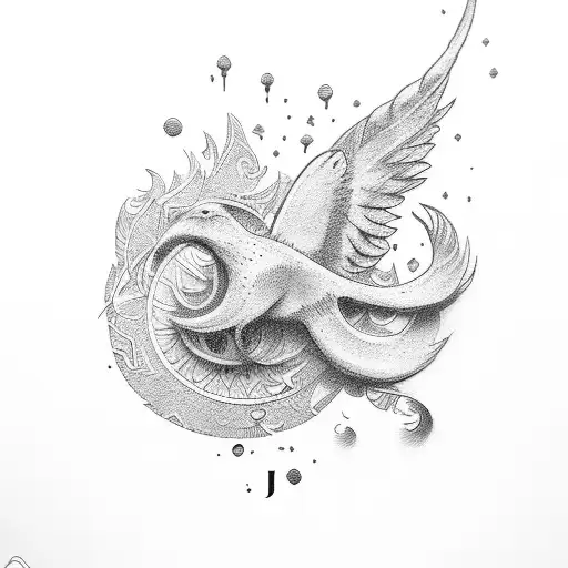 6-23-20 date with the word Blessing tattoo design idea
