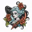 nombre elsa tattoo design idea