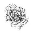 Spider, Root Chakra, Flower tattoo design idea