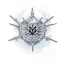 Spider, Root Chakra, Flower tattoo design idea