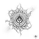 Spider, Root Chakra, Flower tattoo design idea