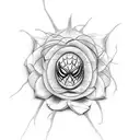 Spider, Root Chakra, Flower tattoo design idea