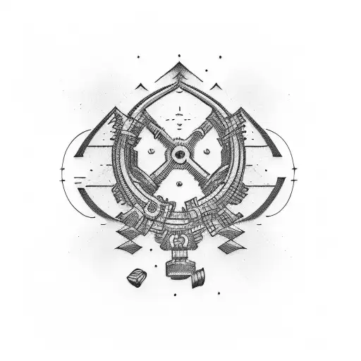 oilfield sleeve  tattoo design idea