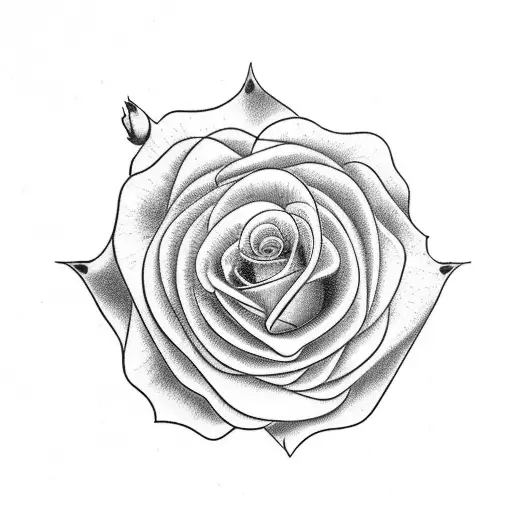 clock roses anita banner  tattoo design idea